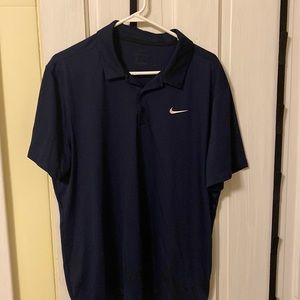 Blue Nike dri fit polo size XL